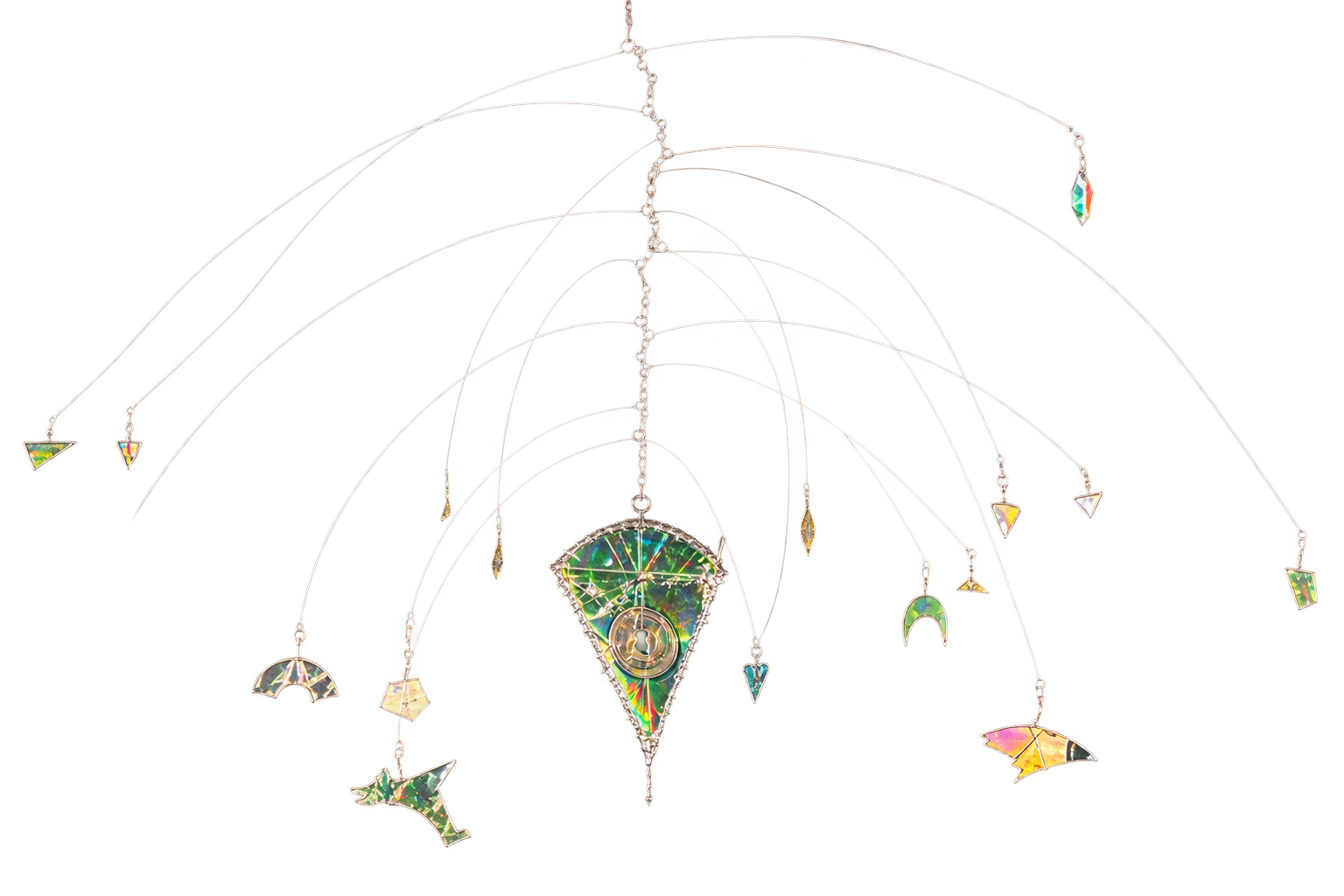 Sculptural parts awaiting their place in the four universes